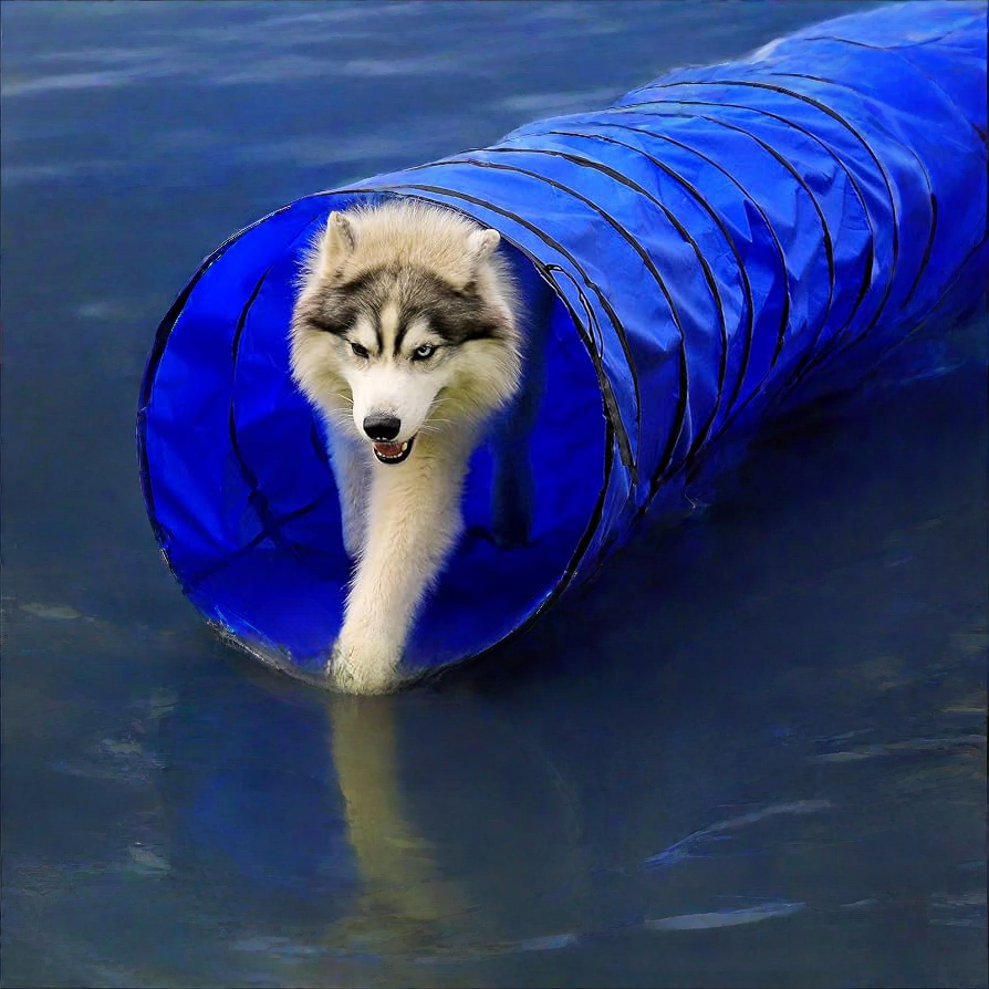 Dog agility tunnel
